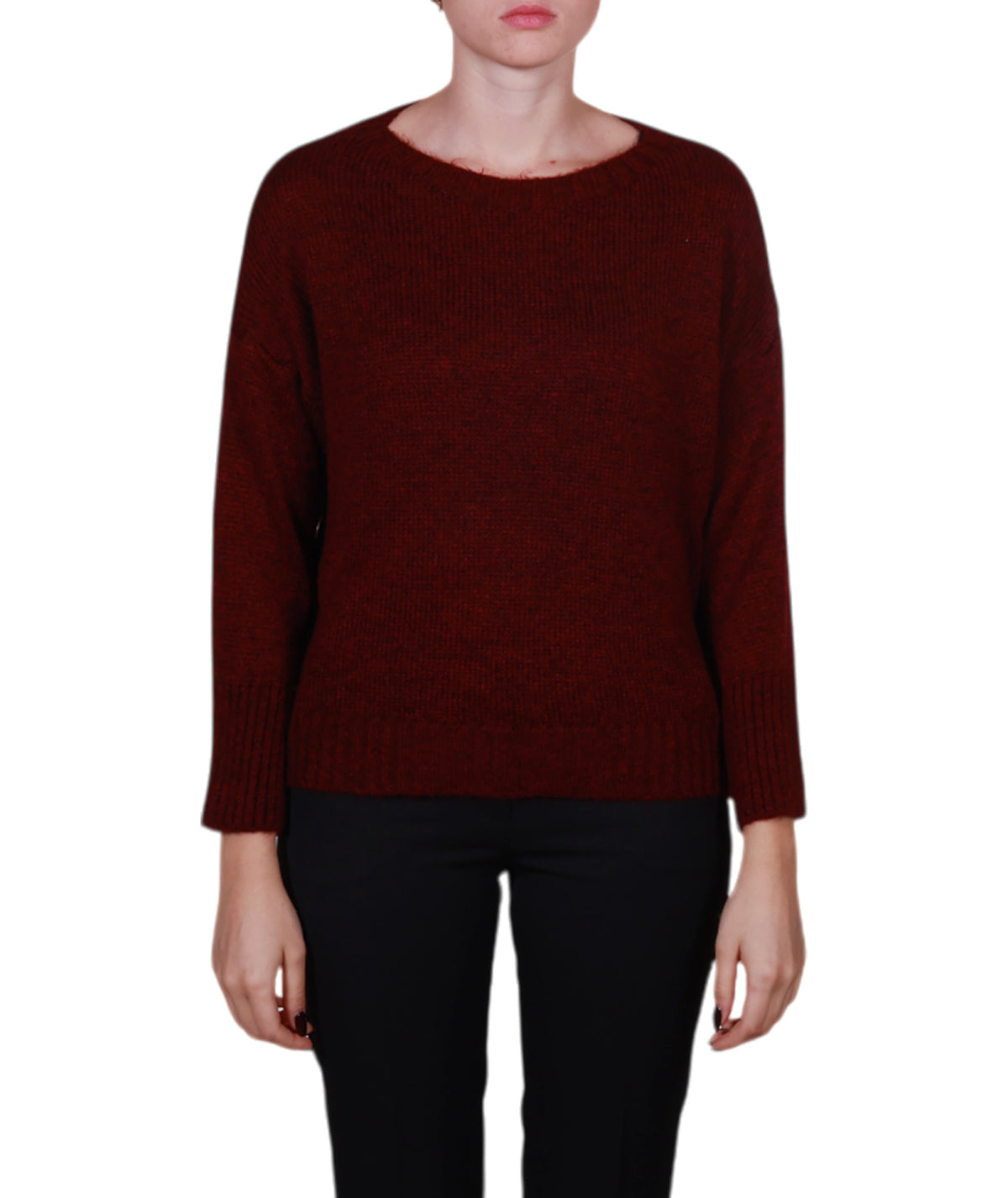 Maglia donna misto lana