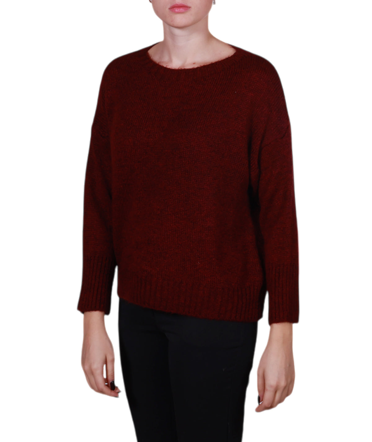 Maglia donna misto lana