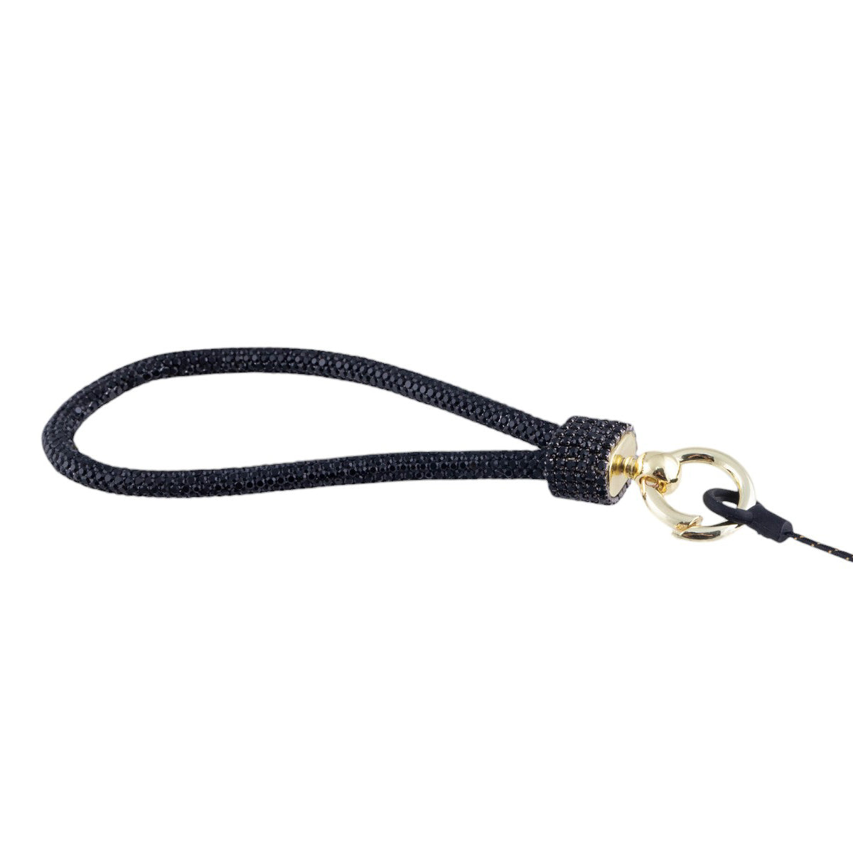 Bracciale da polso portacellulare con cinturino flessibile rivestito in strass