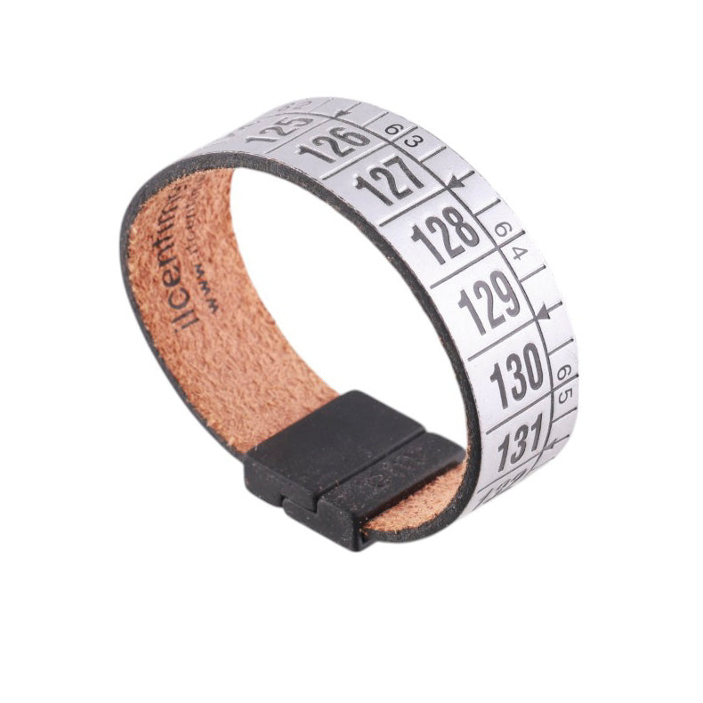 Bracciale Cm in vera pelle con chiusura magnetica gommata soft-touch