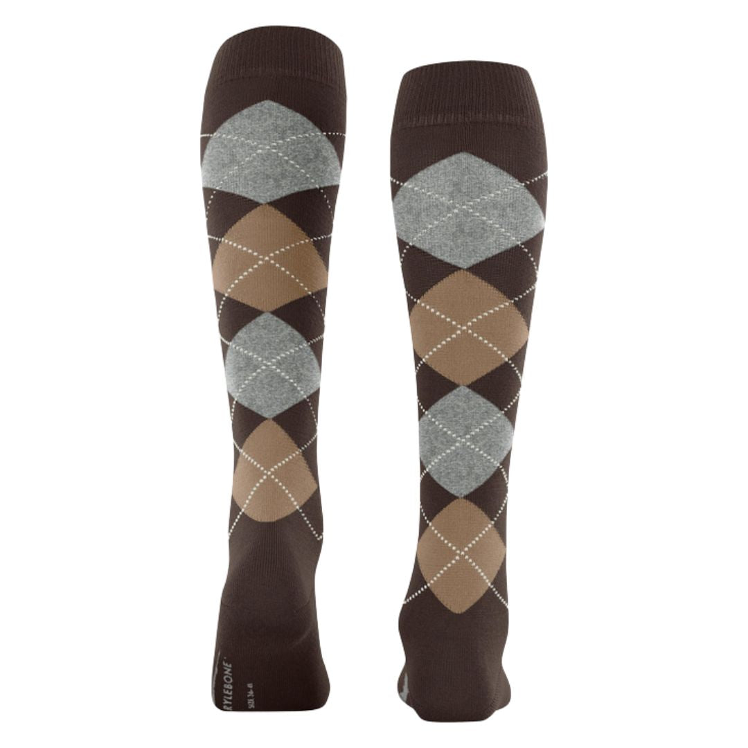 Calzini donna lunghi Marylebone rombi Burlington