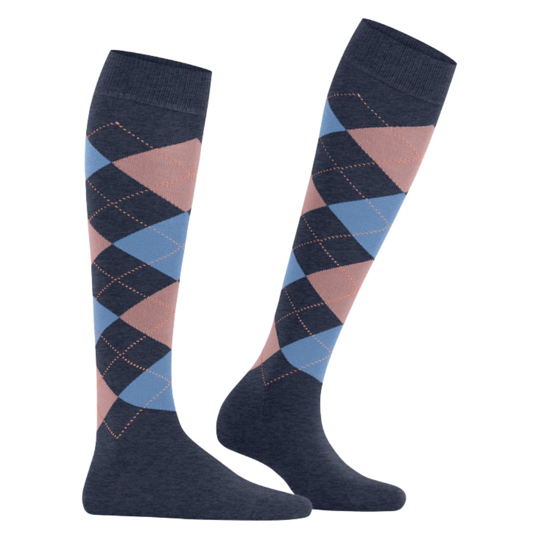Calzini donna lunghi Marylebone rombi Burlington