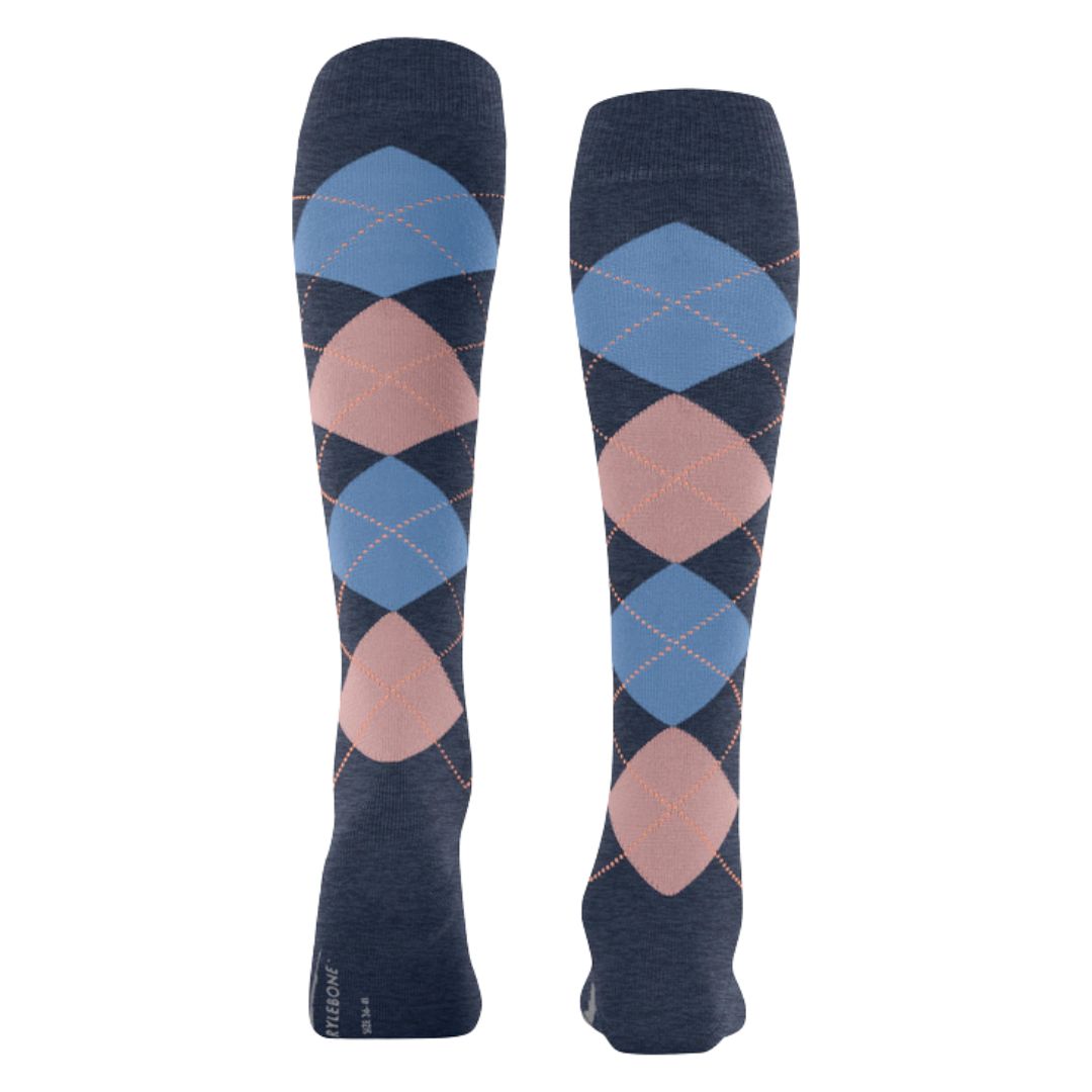 Calzini donna lunghi Marylebone rombi Burlington