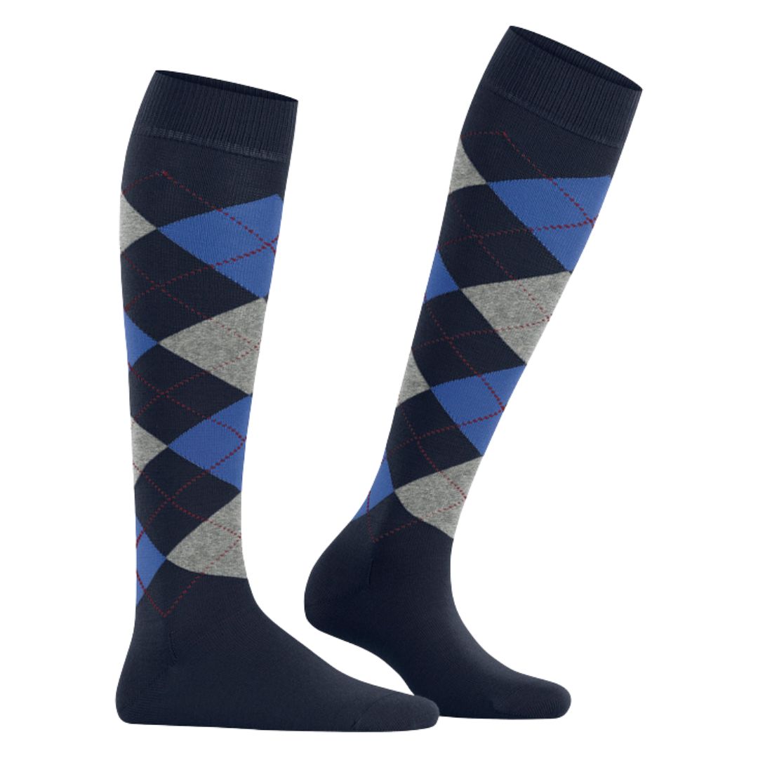 Calzini donna lunghi Marylebone rombi Burlington