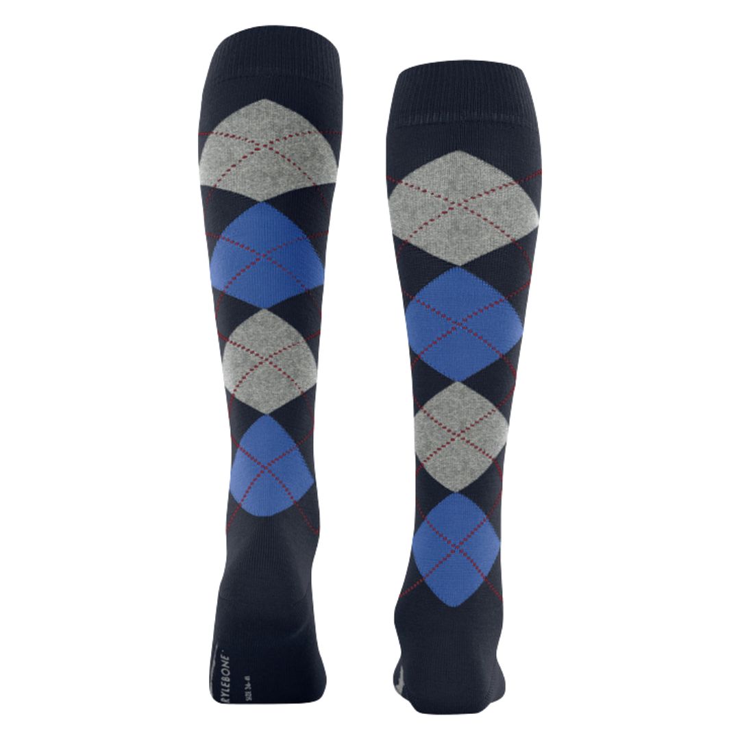 Calzini donna lunghi Marylebone rombi Burlington