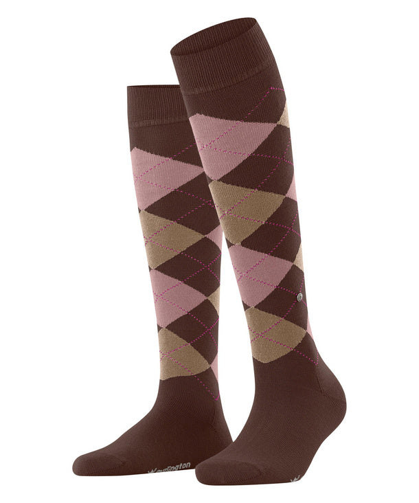 Calzini donna lunghi Marylebone rombi Burlington