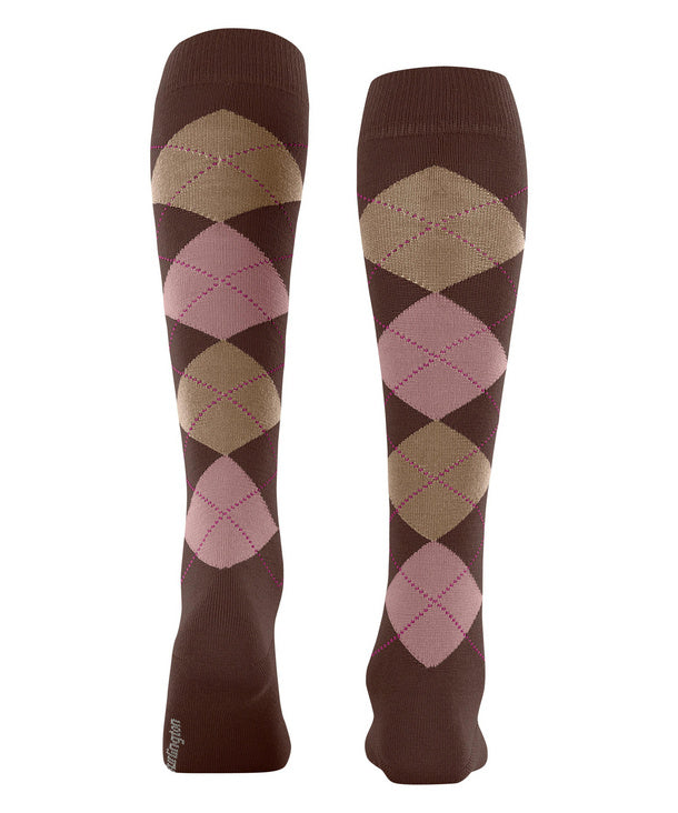 Calzini donna lunghi Marylebone rombi Burlington