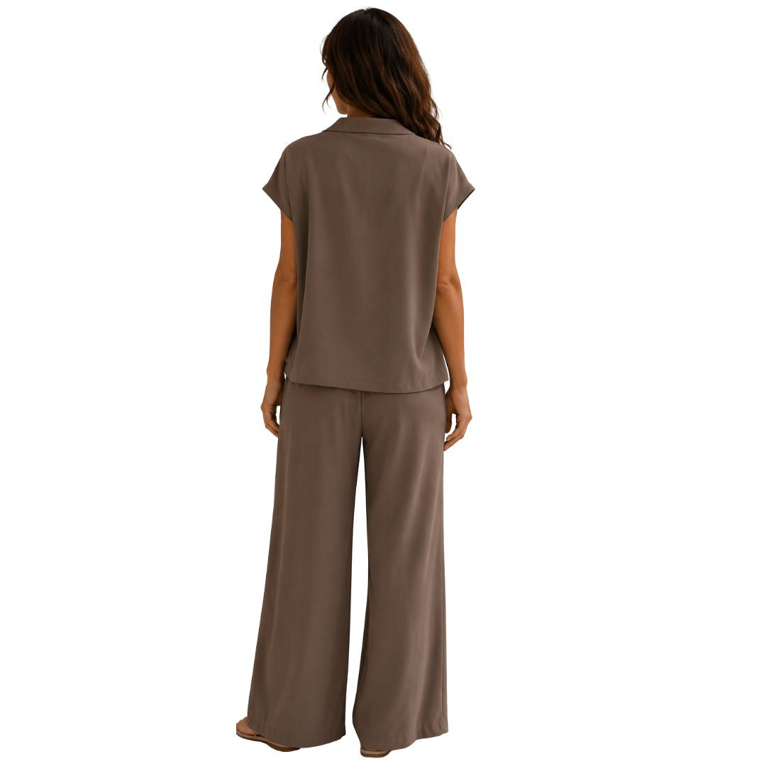 Gilet donna misto cotone con colletto, bottone singolo argentato Made in Italy