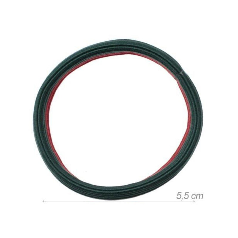 Elastico-Braccialetto Unisex Bicolore Verde-Rosso
