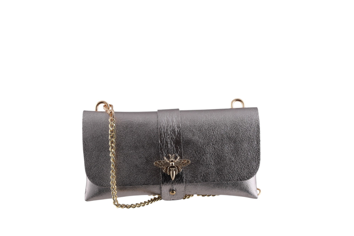 Pochette Ape Con Tracolla Oro
