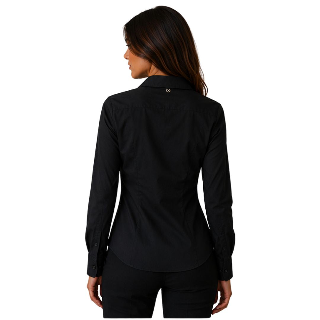Camicia donna slim in cotone