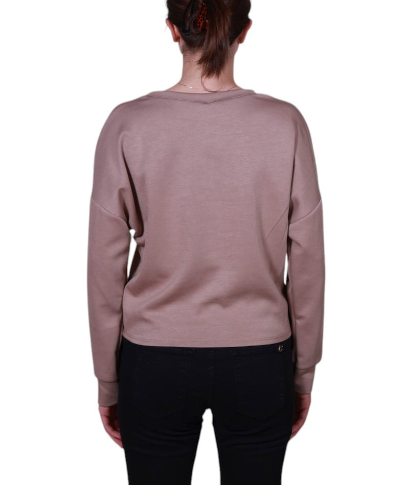 Maglia donna girocollo stampa animalier