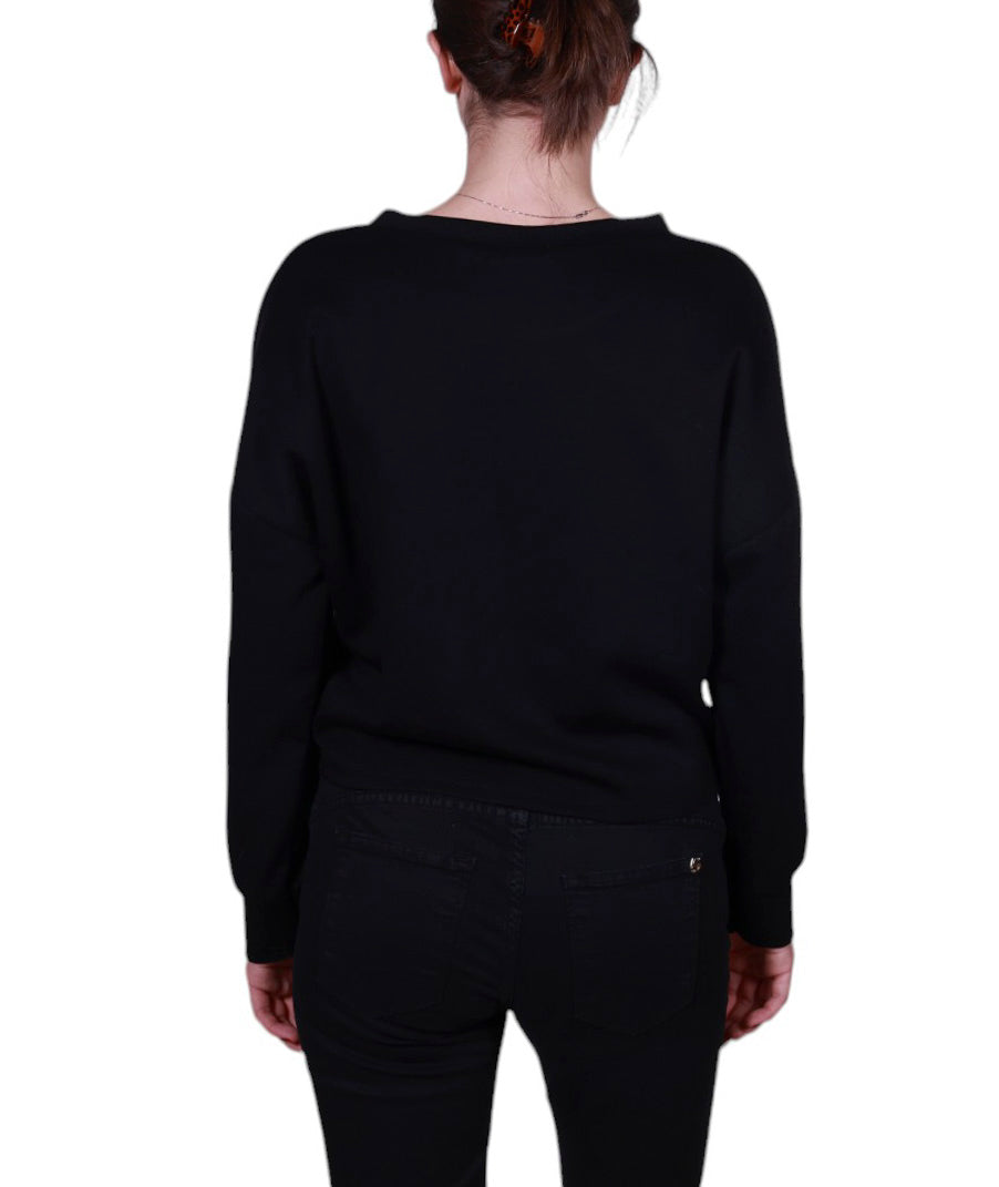 Maglia donna girocollo stampa animalier